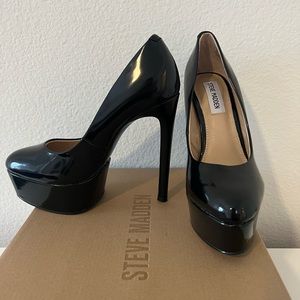 Steve Madden
Brenna Stiletto Platform Pumps Black 
Women’s Size 6.5